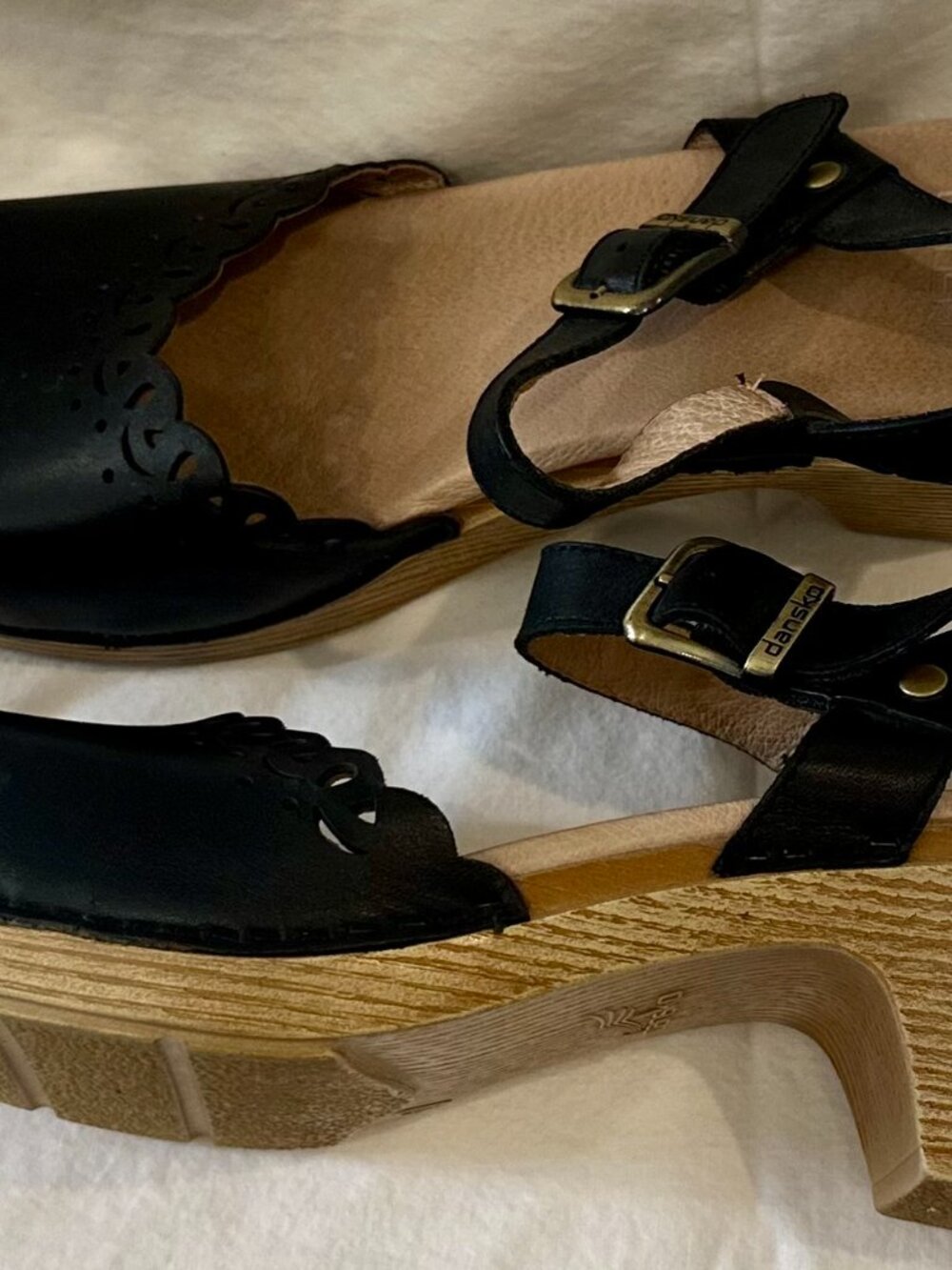 DANSKO Sling Back Clogs Women's Size 40 Black Great Condition - Picture 4 of 8
